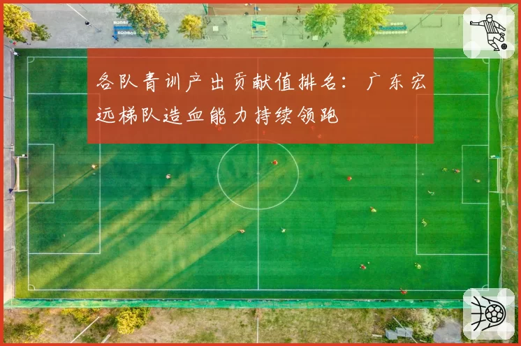 各队青训产出贡献值排名:广东宏远梯队造血能力持续领跑